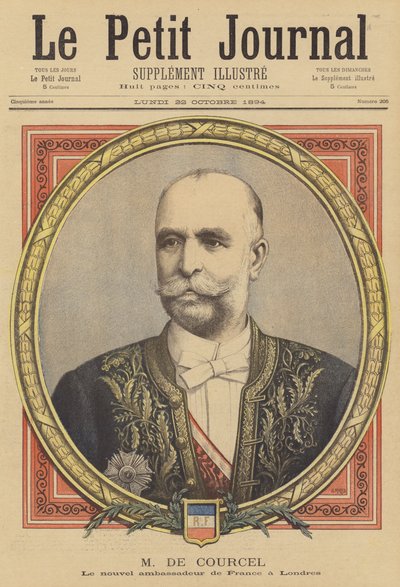 Alphonse Chodron de Courcel, New French Ambassador to London by French School
